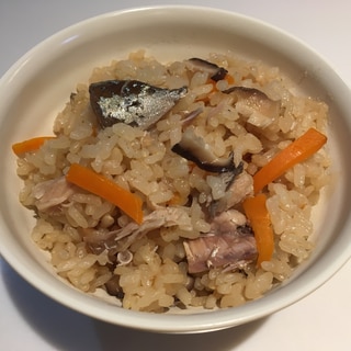 鯖缶炊き込みご飯